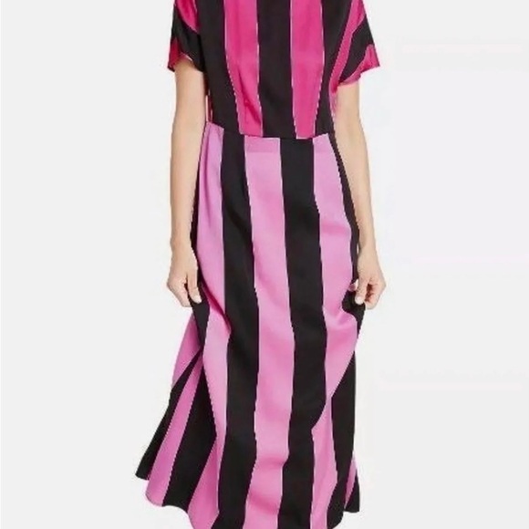 CHRISTOPHER JOHN ROGERS SATIN MAXI DRESS 6 - Picture 9 of 9